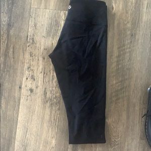 Black winder under lululemon pants